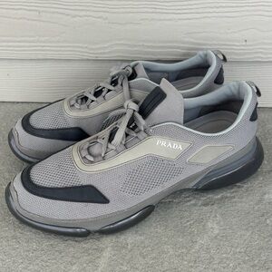 PRADA Cloudburst Knit Gray Sneakers 🔥